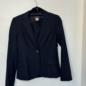 Club Monaco Black Pinstripe Tailored Blazer and Skirt set